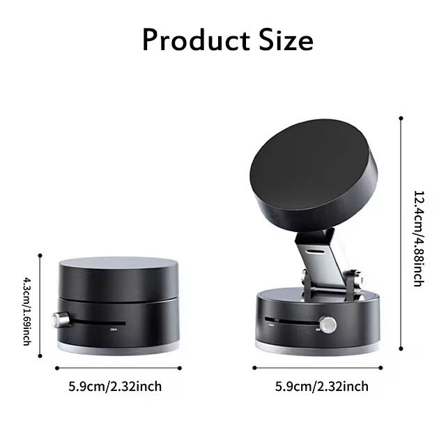 Support de téléphone magnétique à ventouse double face extensible