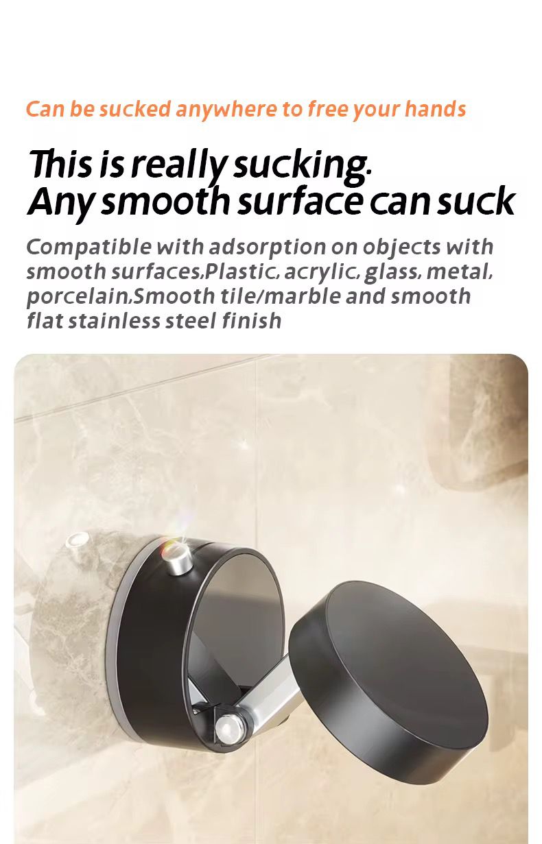 Support de téléphone magnétique à ventouse double face extensible